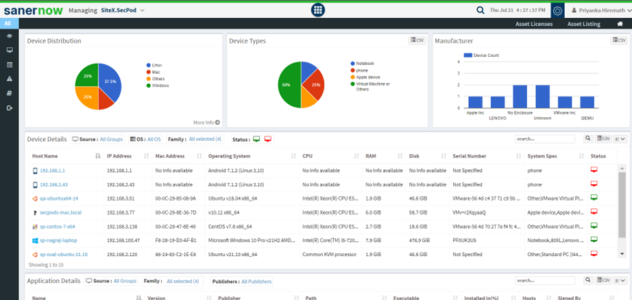 How to blacklist and whitelist applications in SanerNow? – SecPod –  Documentation