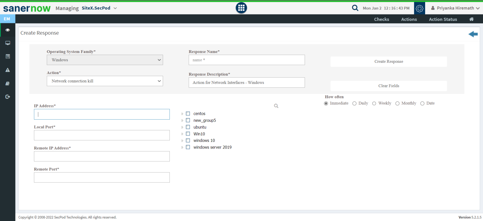 How to collect all network interfaces in Windows systems? SecPod